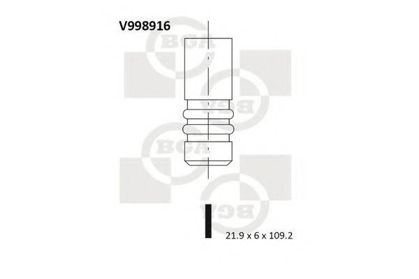 BGA V998916 Впускний клапан