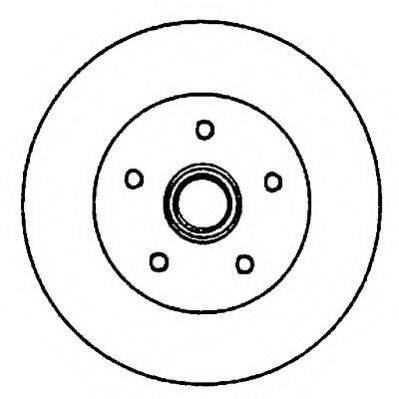 JURID 561567J гальмівний диск