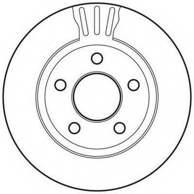 JURID 562802JC гальмівний диск