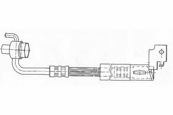 JURID 172457J Гальмівний шланг