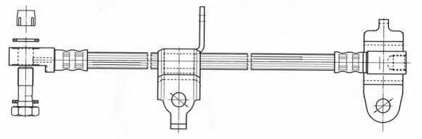 JURID 172907J Гальмівний шланг