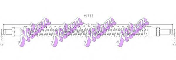 BROVEX-NELSON H1898 Гальмівний шланг