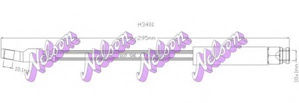 BROVEX-NELSON H3401 Гальмівний шланг
