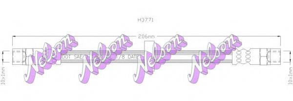 BROVEX-NELSON H3771 Гальмівний шланг