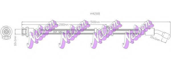 BROVEX-NELSON H4288 Гальмівний шланг
