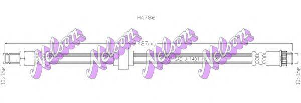 BROVEX-NELSON H4786 Гальмівний шланг