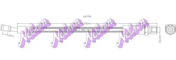BROVEX-NELSON H4798 Гальмівний шланг