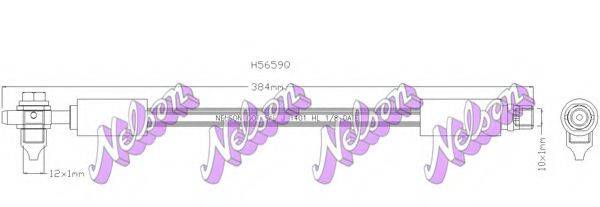 BROVEX-NELSON H5659Q Гальмівний шланг