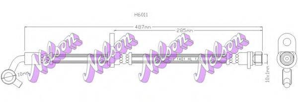 BROVEX-NELSON H6011 Гальмівний шланг