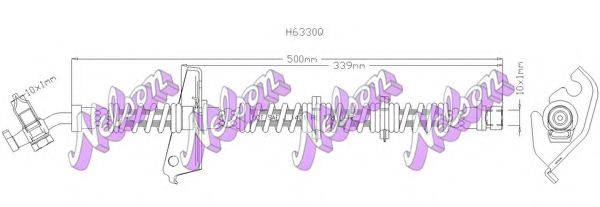 BROVEX-NELSON H6330 Гальмівний шланг