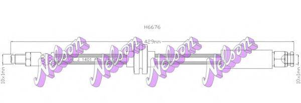 BROVEX-NELSON H6676 Гальмівний шланг