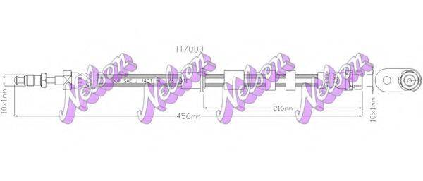BROVEX-NELSON H7000 Гальмівний шланг