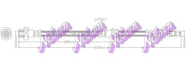 BROVEX-NELSON H7067 Гальмівний шланг