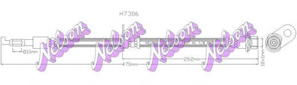 BROVEX-NELSON H7306 Гальмівний шланг