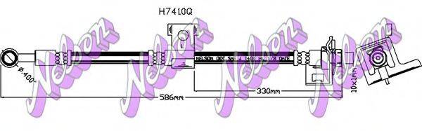 BROVEX-NELSON H7410Q Гальмівний шланг