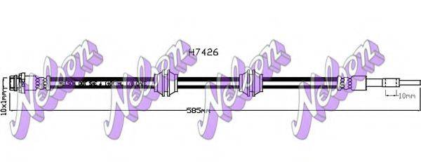BROVEX-NELSON H7426 Гальмівний шланг