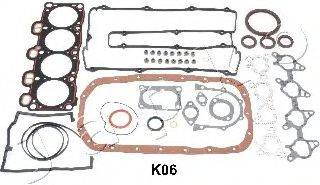 JAPKO 49K06 Комплект прокладок, двигун