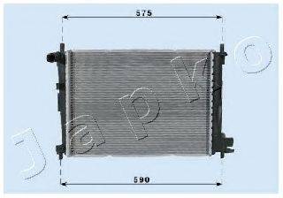 JAPKO RDA053066 Радіатор, охолодження двигуна