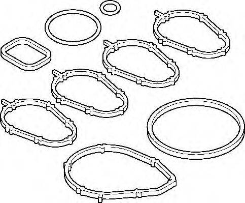 WILMINK GROUP WG1194543 Комплект прокладок, впускний колектор