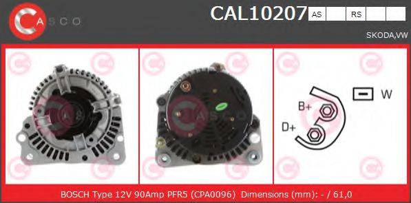 CASCO CAL10207AS Генератор