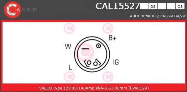 CASCO CAL15527GS Генератор