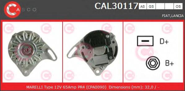 CASCO CAL30117AS Генератор