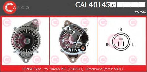 CASCO CAL40145AS Генератор
