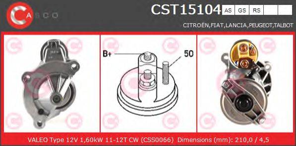 CASCO CST15104AS Стартер