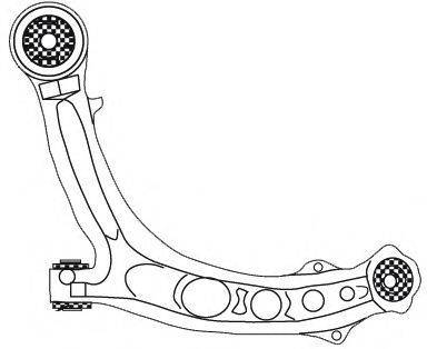FRAP 2649 Важіль незалежної підвіски колеса, підвіска колеса