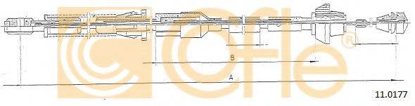 COFLE 110177 Тросик газу