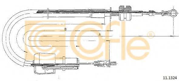 COFLE 111324 Тросик газу