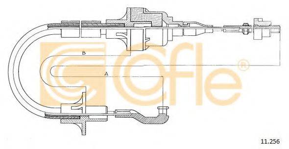 COFLE 11256 Трос, управління зчепленням