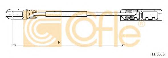 COFLE 115935 Трос, стоянкова гальмівна система