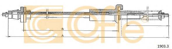 COFLE 19033 Тросик газу