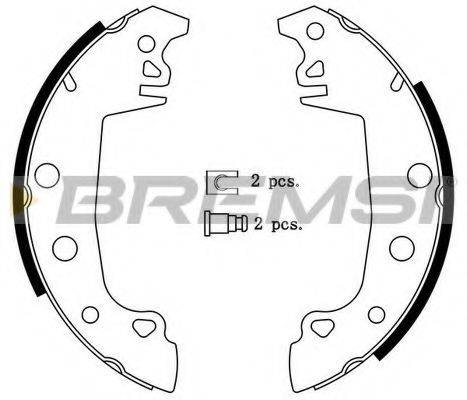 BREMSI GF0104 Комплект гальмівних колодок