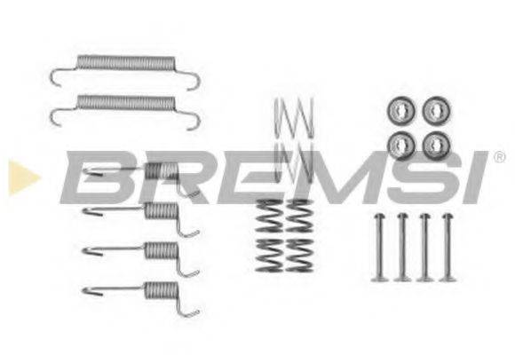 BREMSI SK0008 Комплектуючі, гальмівна колодка