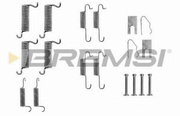 BREMSI SK0536 Комплектуючі, гальмівна колодка