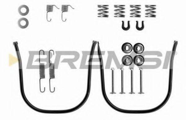 BREMSI SK0633 Комплектуючі, гальмівна колодка