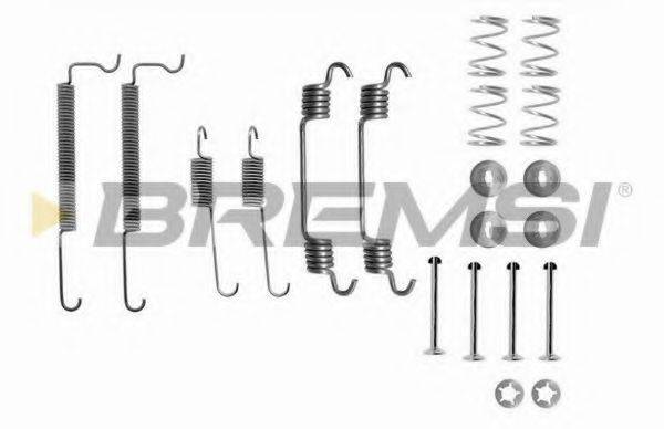 BREMSI SK0710 Комплектуючі, гальмівна колодка