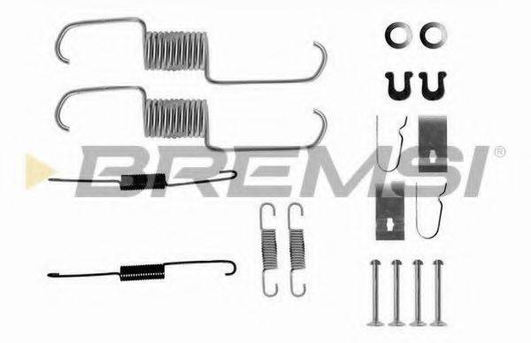 BREMSI SK0743 Комплектуючі, гальмівна колодка