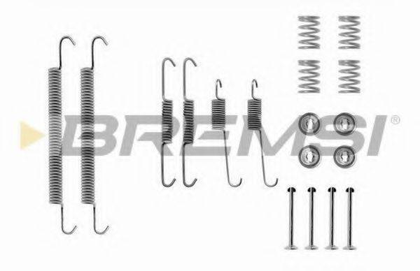 BREMSI SK0757 Комплектуючі, гальмівна колодка