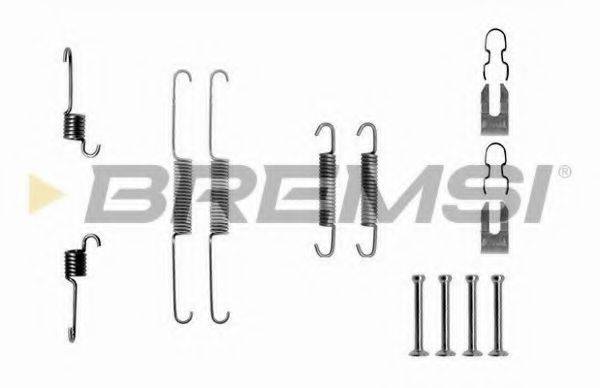 BREMSI SK0763 Комплектуючі, гальмівна колодка