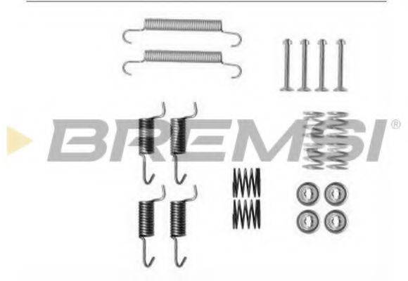 BREMSI SK0899 Комплектуючі, гальмівна колодка