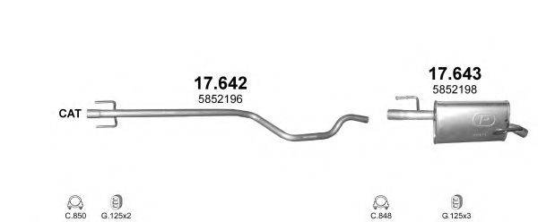 POLMO POLMO09676 Система випуску ОГ