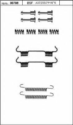 BSF 00708 Комплектуючі, стоянкова гальмівна система