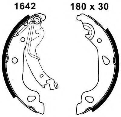 BSF 01642 Комплект гальмівних колодок