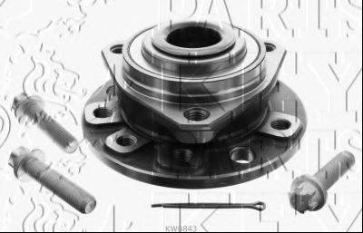 KEY PARTS KWB843 Комплект підшипника маточини колеса