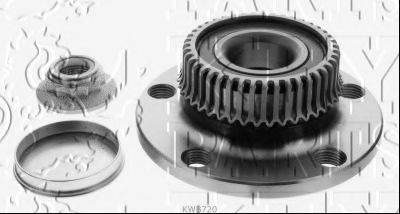 KEY PARTS KWB720 Комплект підшипника маточини колеса