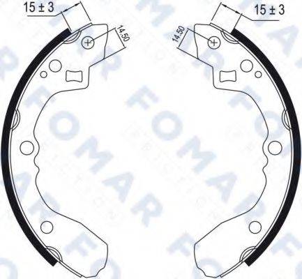 FOMAR FRICTION FO0464 Комплект гальмівних колодок