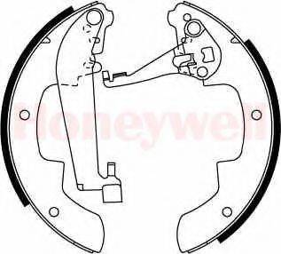 BENDIX 361312B Комплект гальмівних колодок